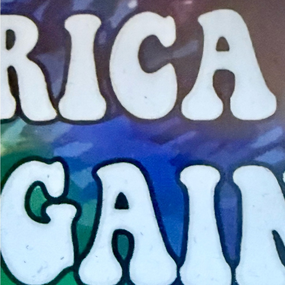 NWT GRATEFUL DEAD Tie-Dye 'Make America Grateful Again' Sticker - Picture 5 of 6